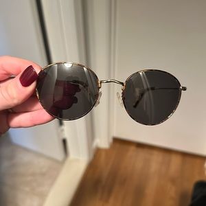 Madewell Gold-Rimmed Sunglasses